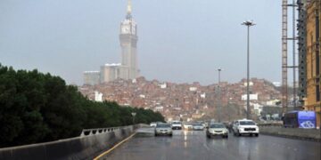 مكة المكرمة تسجل أعلى كمية أمطاربـ 24.8 ملم