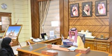 محافظ جدة يستقبل الرئيس التنفيذي لجمعية مراكز الأحياء بمكة المكرمة