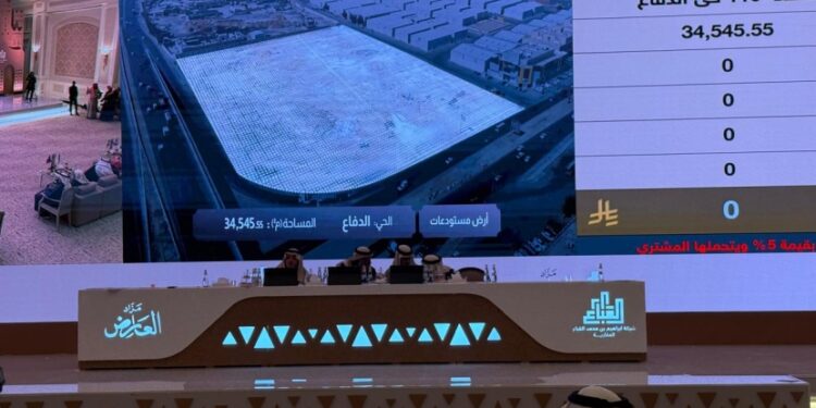 مزاد عقاري بالرياض يتجاوز 500 مليون ريال وسط إقبال غير مسبوق (إنفو جراف)