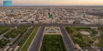 ميدان التوحيد .. معلم حضاري في قلب تبوك وراية خضراء تروي قصة وطن