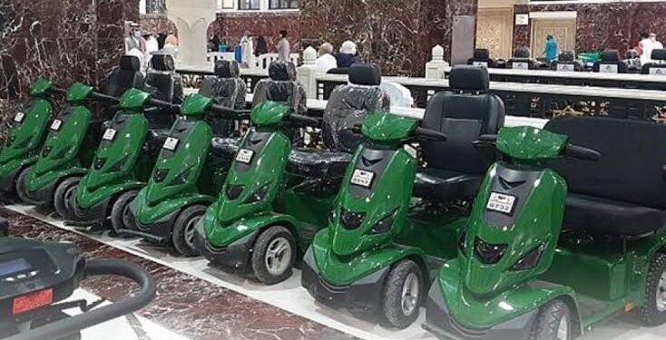 خطوات حجز عربة التنقل ”جولف” داخل المسجد الحرام
