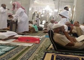 الهيئة العامة للعناية بشؤون الحرمين تستقبل جموع المعتكفين بالمسجد النبوي