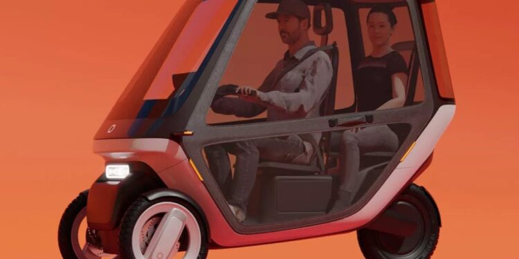 بـ3 عجلات وضد المطر.. “ليمو” الألمانية تكشف عن سيارة كهربائية جديدة