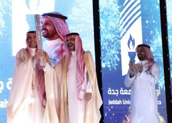 “جامعة جدة تطلق شعلة الأولمبياد الرياضي الأول بين الجامعات السعودية”