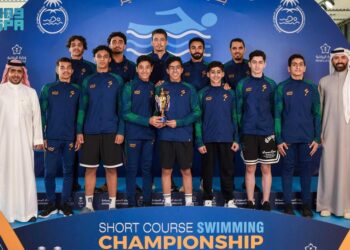 “نادي الصفا” يتوج بالمركز الأول في بطولة السباحة للمجرى القصير
