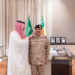 وزير الحرس الوطني يقلّد الفريق الركن صالح الحربي رتبته الجديدة ويهنئه بالثقة الملكية