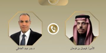 تفاصيل اتصال هاتفي بين وزير الخارجية السعودي ونظيره المصري