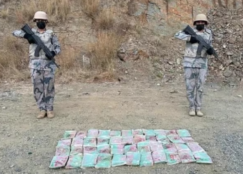 حرس الحدود في منطقة جازان يحبط تهريب 45 كيلوجرامًا من مادة الحشيش
