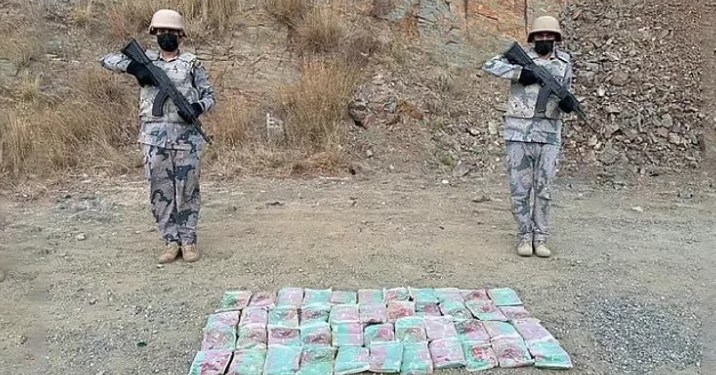 حرس الحدود في منطقة جازان يحبط تهريب 45 كيلوجرامًا من مادة الحشيش