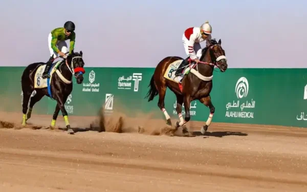 انطلاق منافسات مهرجان الأمير عبدالعزيز بن سعد لسباقات الخيل في حائل
