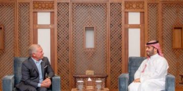 لقاء ولي العهد السعودي وملك الأردن