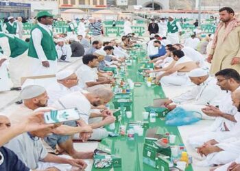 توزيع 24 مليون وجبة إفطار صائم خلال شهر رمضان بالحرمين الشريفين