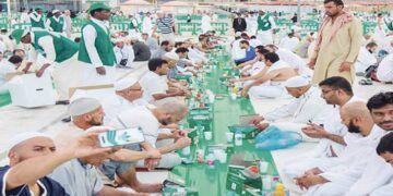 توزيع 24 مليون وجبة إفطار صائم خلال شهر رمضان بالحرمين الشريفين