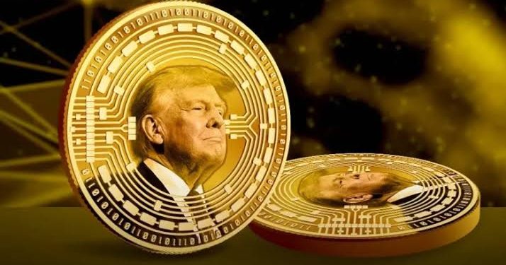 عشاء مع الرئيس ترامب يُشعل سوق العملات الرقمية.. عملة $TRUMP تقفز 70%