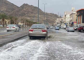 أمطار متفرقة على عدة مناطق بالمملكة وتحذيرات من “الأرصاد” بسبب التقلبات الجوية
