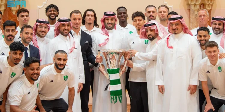 ول العهد يهنيء فريق الأهلي