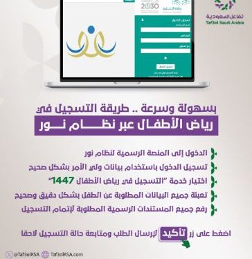 التسجيل في رياض الأطفال