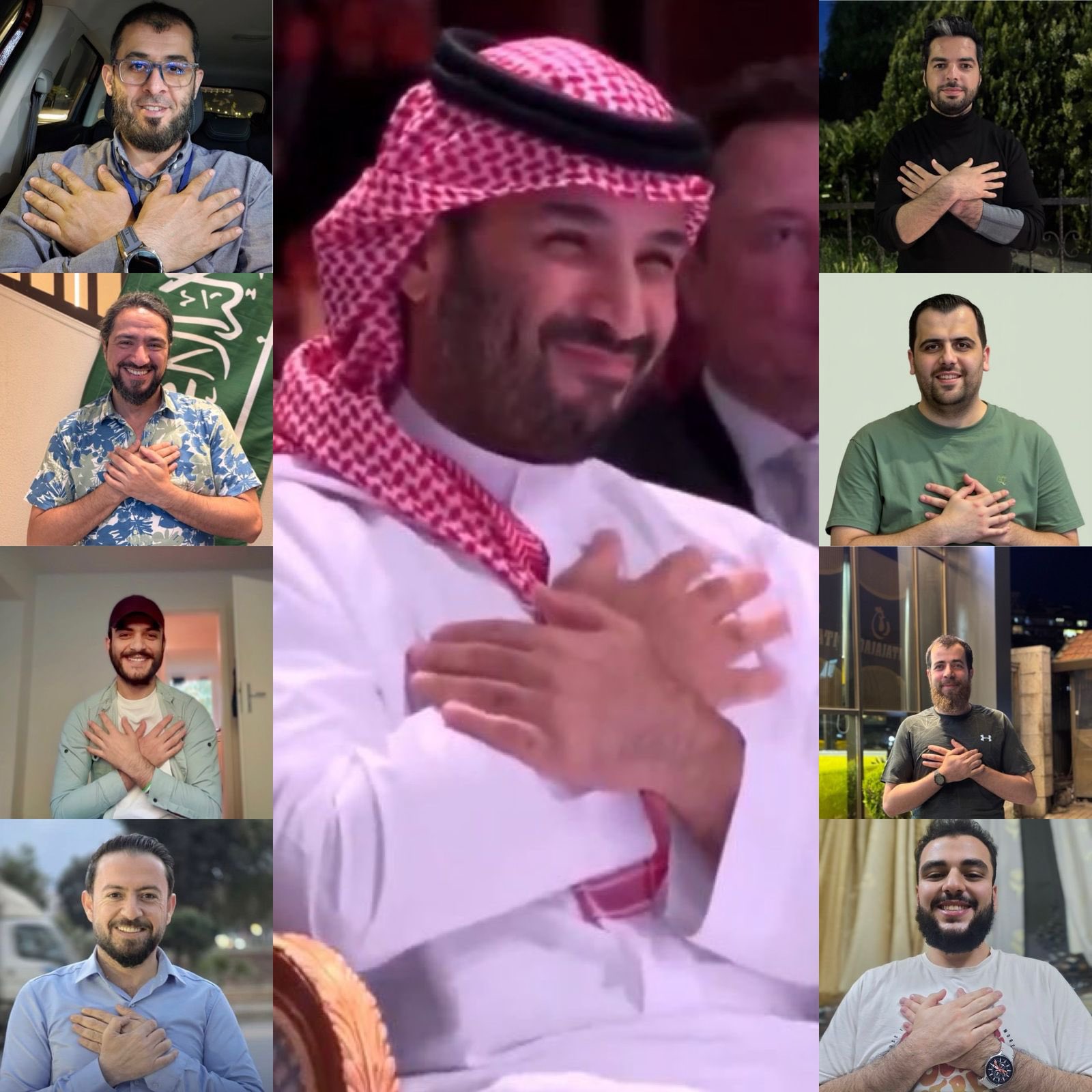 تحية رواد التواصل الإجتماعي للامير محمد بن سلمان 