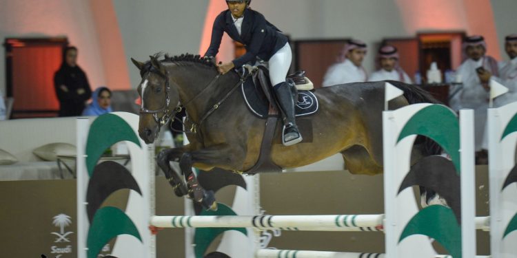 نهائي دوري قفز الحواجز للسيدات في مركز بارك هورس للفروسية بالرياض