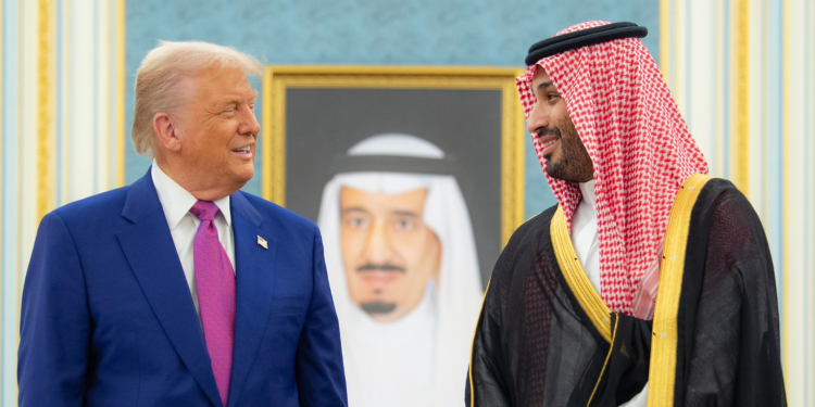 ولي العهد الأمير محمد بن سلمان والرئيس الأمريكي ترمب