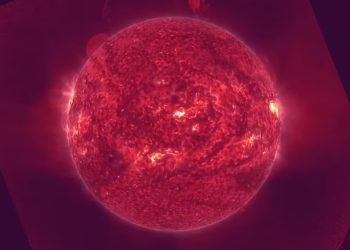 انفجار شمسي ضخم