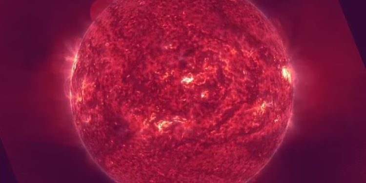 انفجار شمسي ضخم