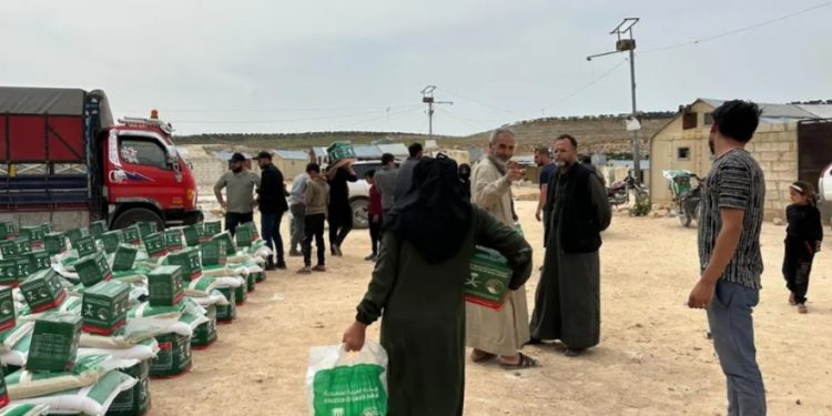 يد العون لا تغيب.. مساعدات سعودية تغمر جندريس وتلامس احتياجات الآلاف