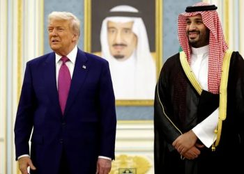 انطلاق جلسة مباحثات رسمية بين ولي العهد والرئيس الأمريكي في قصر اليمامة