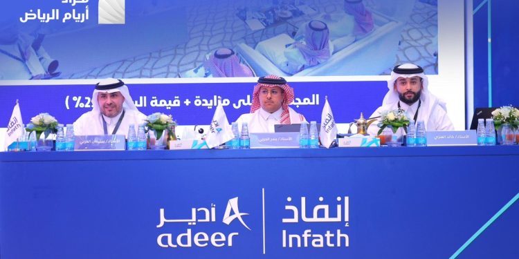 "أدير العقارية" تنجح في بيع كافة الفرص المطروحة بمزاد "أريام الرياض"