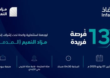 أدير العقارية تعلن عن مزاد النعيم لطرح 13 فرصة استثمارية واعدة في قلب مكة المكرمة