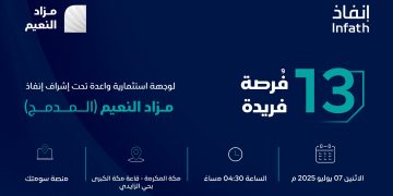 أدير العقارية تعلن عن مزاد النعيم لطرح 13 فرصة استثمارية واعدة في قلب مكة المكرمة