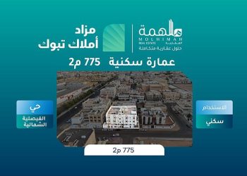 مزاد أملاك تبوك: 4 فرص عقارية مميزة في قلب الشمال تحت إشراف “إنفاذ”