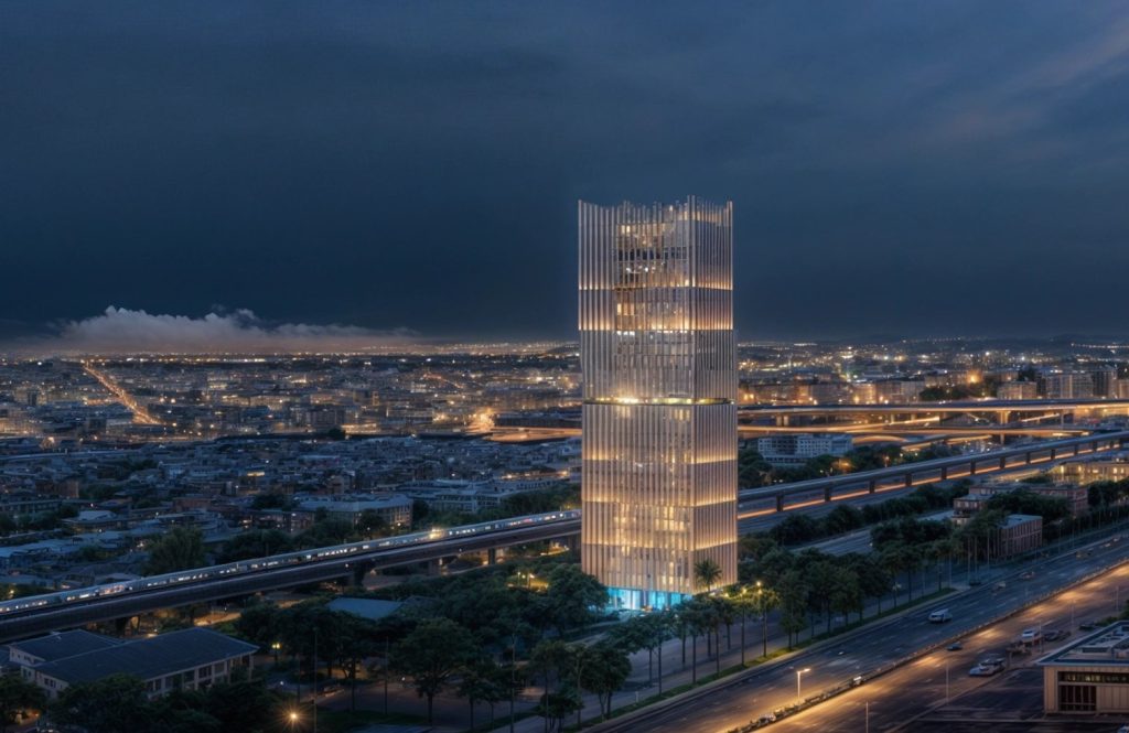برج سكاي فيلا موقع استراتيجي في قلب الرياض
