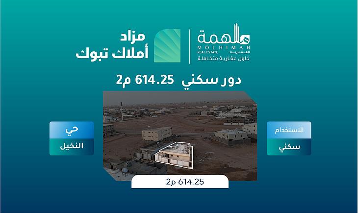 التفاصيل الكاملة لـ مزاد أملاك تبوك