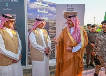 جسر السمراء في حائل.. شريان تنموي جديد يعزز البنية التحتية ويربط شرق المدينة بغربها