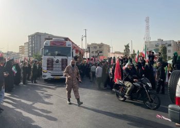 صور.. إيران تشيع قادتها وعلمائها النوويين ضحايا العدوان الإسرائيلي على طهران في مشهد جنائزي مهيب