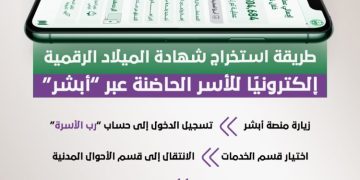 طريقة استخراج شهادة الميلاد الرقمية إلكترونيًا عبر “أبشر”