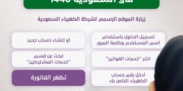 بالإنفو جراف.. خطوات الاستعلام عن فاتورة الكهرباء في السعودية 1446