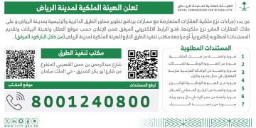 الرياض تبدأ إجراءات نزع ملكية العقارات المتعارضة مع مشاريع تطوير الطرق