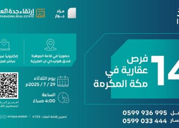 مزاد جوار العلني: فرصة استثمارية نادرة للتملك العقاري في مكة المكرمة