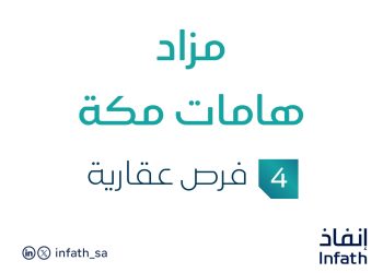 فرص استثمارية عقارية في مكة: انطلاق مزاد هامات مكة 30 يوليو