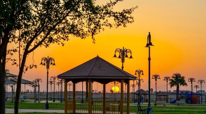 حديقة التابلاين برفحاء.. متنفس شمال السعودية الساحر طول السنة