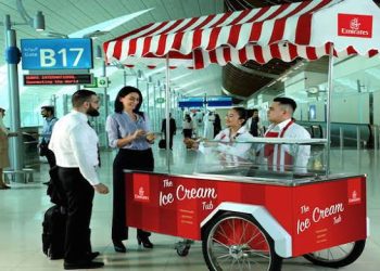 استقبال وضيافة بنكهة الصيف.. آيس كريم مجاني للقادمين إلى دبي