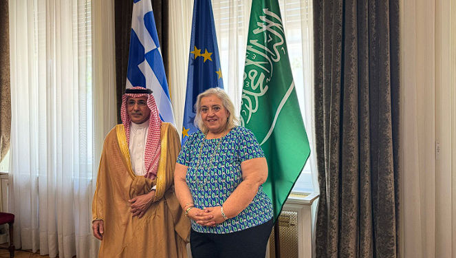 انعقاد الاجتماع الثاني لفريقي عمل اللجنة السياسية المنبثقة عن مجلس الشراكة الاستراتيجية السعودي الهيليني في أثينا