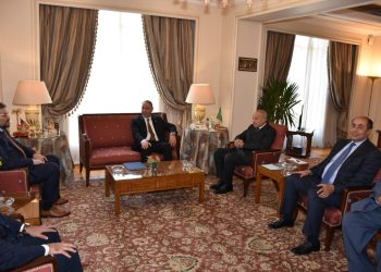 أبو الغيط يستقبل وزير الخارجية المكلف بدولة ليبيا