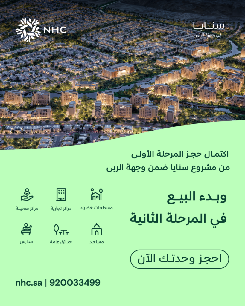 مشروع سنايا السكني.. مجتمع عمراني متكامل يرتقي بجودة الحياة شرق الرياض