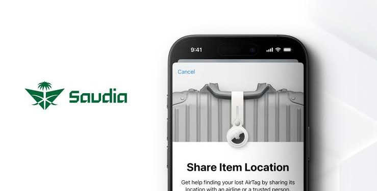 وداعًا لضياع الأمتعة.. الخطوط السعودية تتعاون مع “أبل” لتتبع الحقائب المفقودة