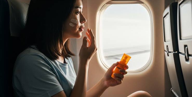 لماذا يجب استخدام واقي الشمس على متن الطائرة؟ وما علاقته بسرطان الجلد؟