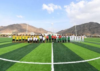 انطلاق بطولة رياضية في محايل عسير بمناسبة اليوم الوطني الـ95