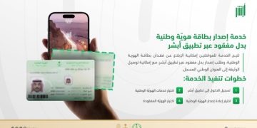 خطوات إصدار بطاقة هوية وطنية بدل مفقود عبر تطبيق أبشر